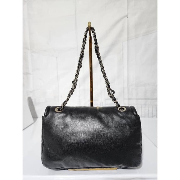 Authentic CHANEL Caviar Large Timeless CC Flap Shoulder Bag Black - Picture 5 of 16